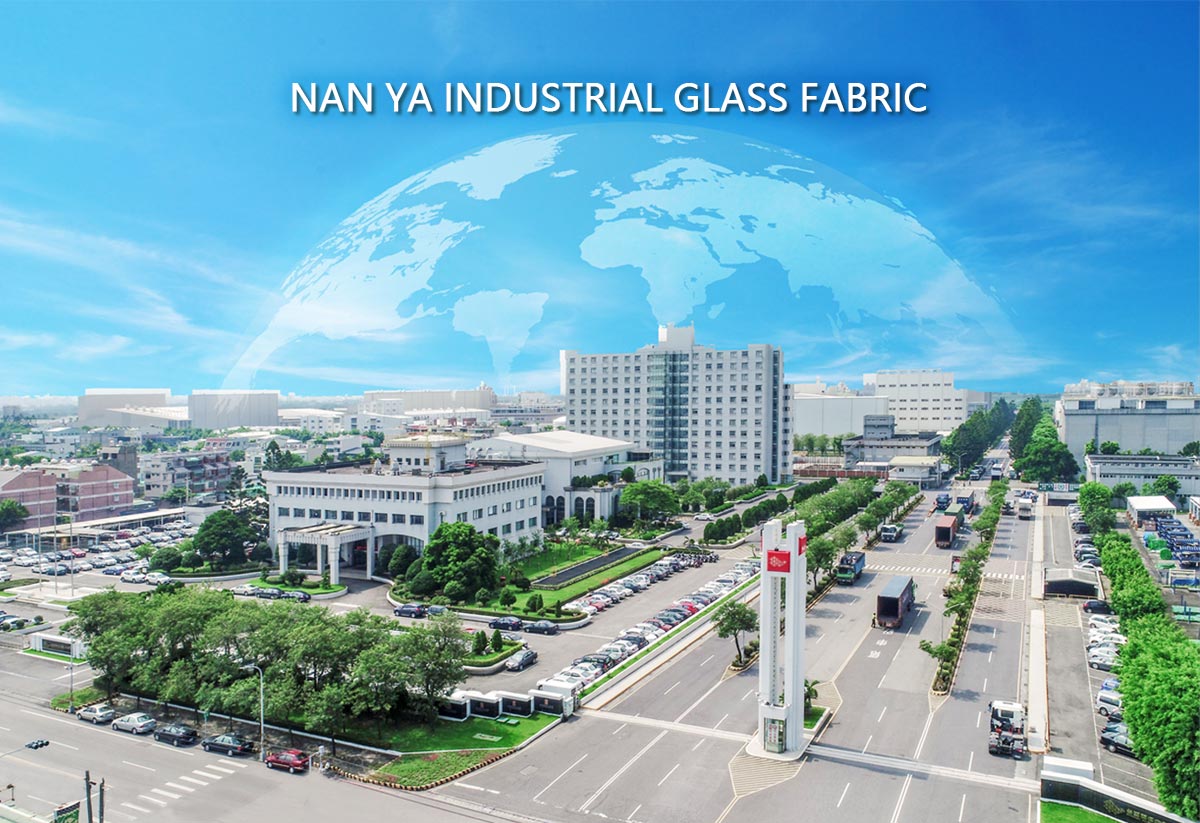 Nan Ya glass fabric factory in CHUNG-YANG industrial complex.
